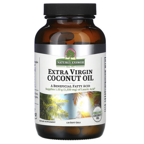 Mua Nature's Answer Extra Virgin Coconut Oil 120 Softgels giảm giá rẻ Hà nội TPHCM