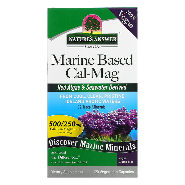 Nature's Answer Marine Based Cal-Mag 120 Vegetarian Capsules 3 Mua Nature's Answer Marine Based Cal-Mag 120 viên giảm giá rẻ Hà nội TPHCM