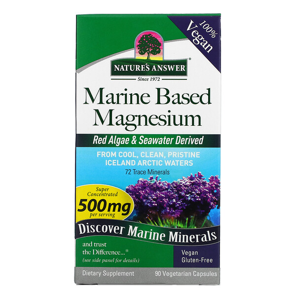 Nature's Answer Marine Based Magnesium 250 mg 90 Vegetarian Capsules 1 Mua Nature's Answer Marine Based Magnesium 250 mg 90 viên giảm giá rẻ Hà nội TPHCM