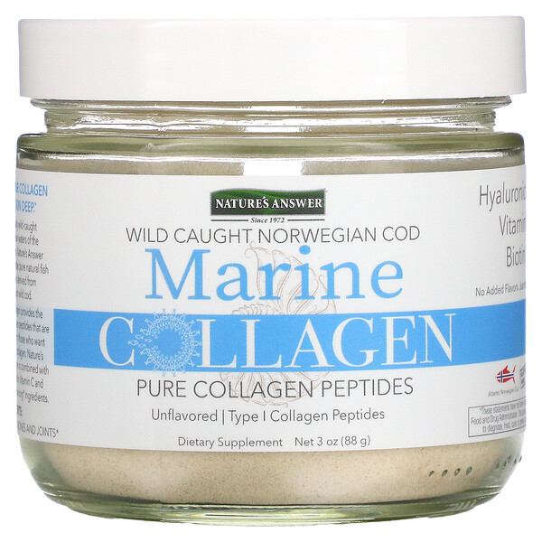 Mua Nature's Answer Marine Collagen Wild Caught Norwegian Cod Unflavored 3 oz 88 g giảm giá rẻ Hà nội TPHCM