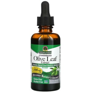 Nature's Answer Olive Leaf Extract Alcohol-Free 1.500 mg 2 fl oz (60 ml) 083000006531