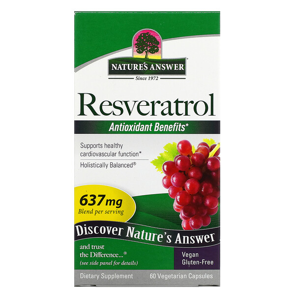 Mua Nature's Answer Resveratrol 637 mg 60 viên giảm giá rẻ Hà nội TPHCM