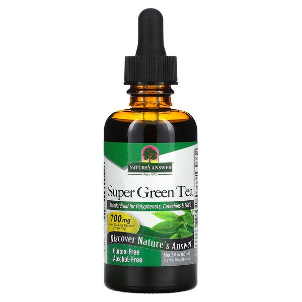 Mua Nature's Answer Super Green Tea Alcohol-Free 2 oz 60 ml giảm giá rẻ Hà nội TPHCM