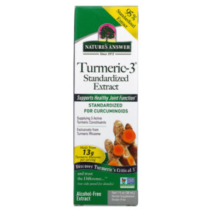 Mua Nature's Answer Turmeric-3 Alcohol-Free 1 oz 30 ml giảm giá rẻ Hà nội TPHCM