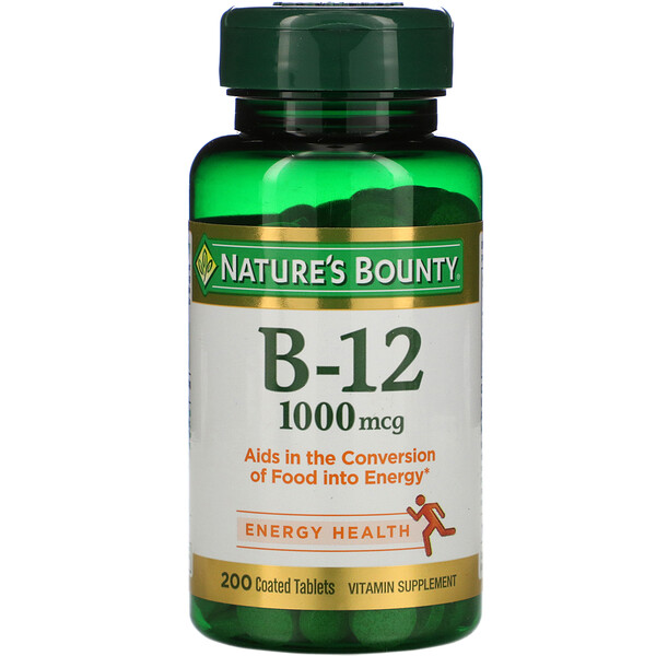 Nature's Bounty B-12 1.000 mcg 200 Coated Tablets 1 Mua Nature's Bounty B-12 1
