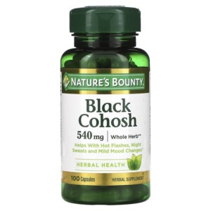 Nature's Bounty Black Cohosh 540 mg 100 Capsules 074312335112