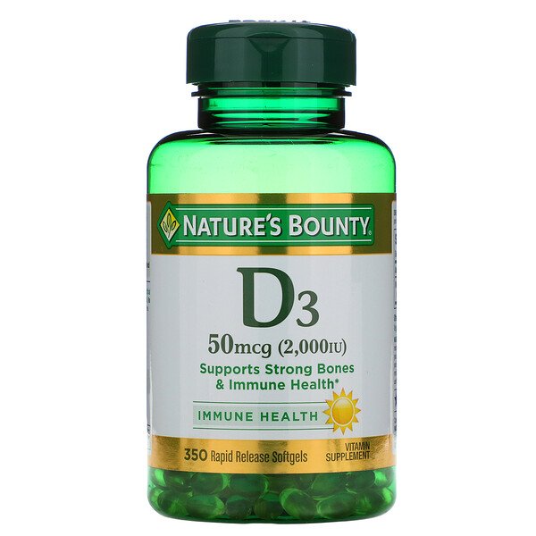 Mua Nature's Bounty D3 50 mcg 2
