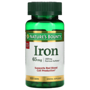 Mua Nature's Bounty Iron 65 mg 100 viên giảm giá rẻ Hà nội TPHCM