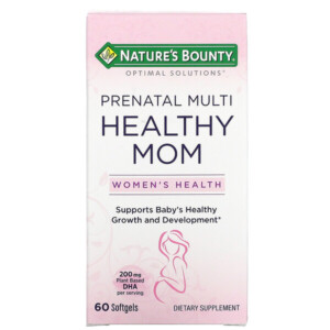 Mua Nature's Bounty Optimal Solutions Healthy Mom Prenatal Multi 60 Softgels giảm giá rẻ Hà nội TPHCM