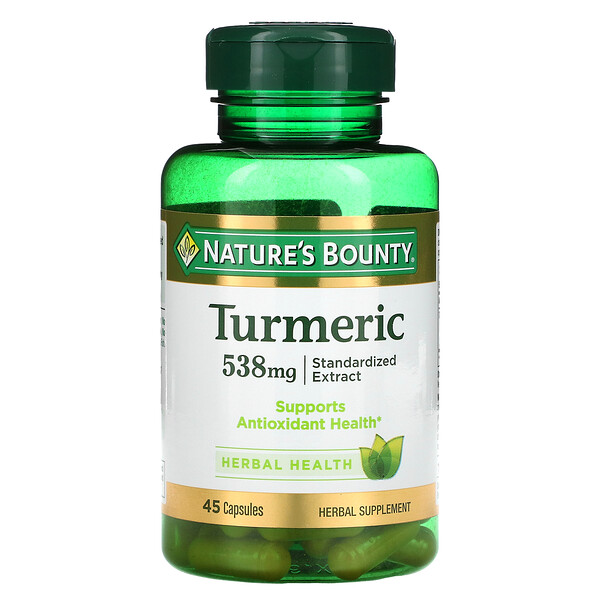 Nature's Bounty Turmeric Standardized Extract 538 mg 45 viên 3 nature s bounty turmeric standardized extract 538 mg 45 capsules 62080
