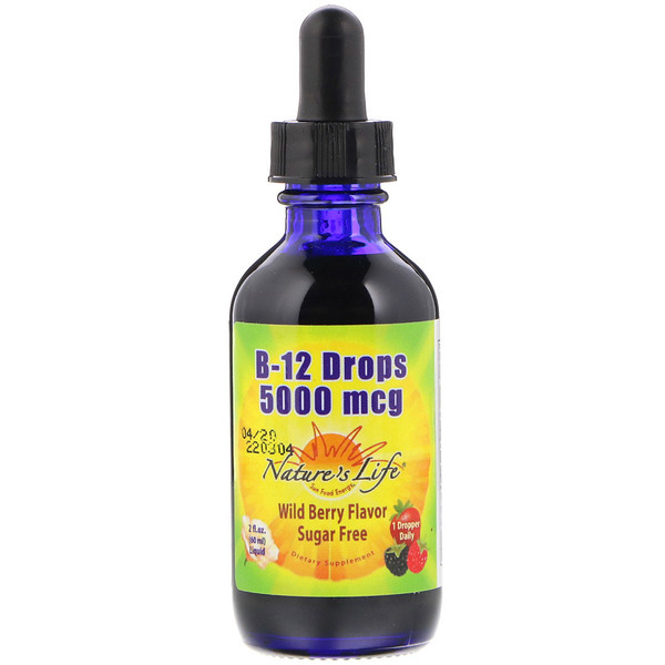 Mua Nature's Life B-12 Drops Wild Berry Flavor 5