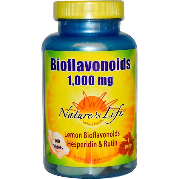 Nature's Life Bioflavonoids 1,000 mg 100 viên 6 nature s life bioflavonoids 1 000 mg 100 tablets 24044