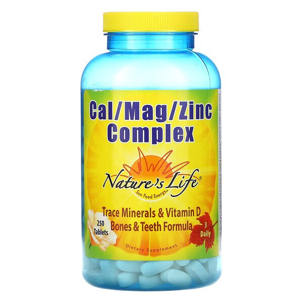 Nature's Life Cal / Mag / Zinc Complex 250 Tablets 2 Mua Nature's Life Cal / Mag / Zinc Complex 250 viên giảm giá rẻ Hà nội TPHCM