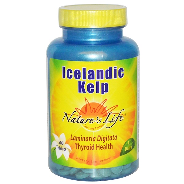 Nature's Life Icelandic Kelp 500 viên 6 nature s life icelandic kelp 500 tablets 24040