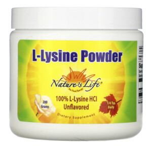 Mua Nature's Life L-Lysine Powder Unflavored 200 g giảm giá rẻ Hà nội TPHCM