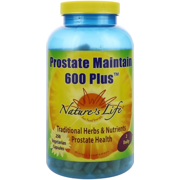 Nature's Life Prostate Maintain 600 Plus 250 viên 6 nature s life prostate maintain 600 plus 250 vegetarian capsules 24001