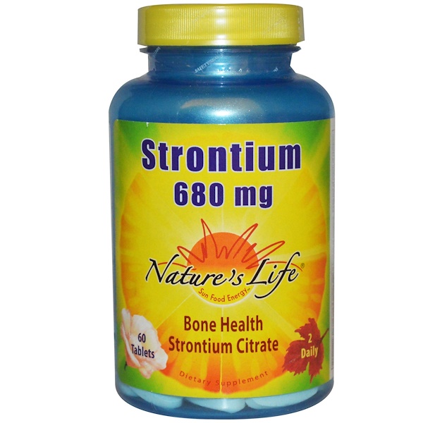 Nature's Life Strontium 340 mg 60 Tablets 1 Mua Nature's Life Strontium 680 mg 60 viên giảm giá rẻ Hà nội TPHCM