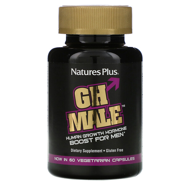 Nature's Plus GH Male Human Growth Hormone for Men 60 viên 6 nature s plus gh male human growth hormone for men 60 vegetarian capsules 42440