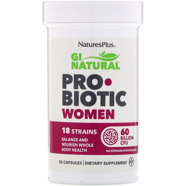 NaturesPlus GI Natural Probiotic Women 60 Billion CFU 30 Capsules 1 Mua Nature's Plus GI Natural Probiotic Women 60 Billion CFU 30 viên giảm giá rẻ Hà nội TPHCM