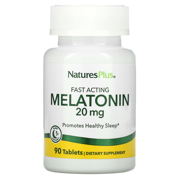 NaturesPlus Melatonin 20 mg 90 Tablets 3 Mua Nature's Plus Melatonin 20 mg 90 viên giảm giá rẻ Hà nội TPHCM