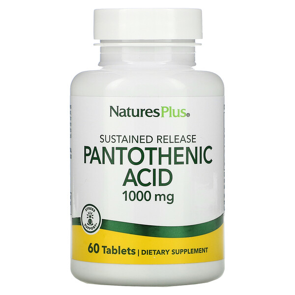 Nature's Plus Pantothenic Acid 1000 mg 60 viên 2 nature s plus pantothenic acid 1 000 mg 60 tablets 22658