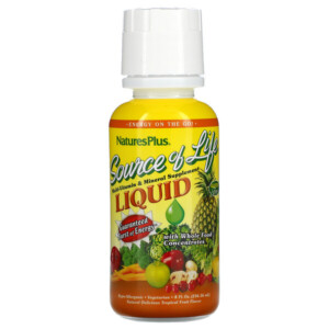 Mua Nature's Plus Source Of Life Multi-Vitamin & Mineral Supplement Liquid Tropical Fruit 8 oz 236.56 ml giảm giá rẻ Hà nội TPHCM