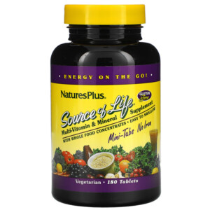 Mua Nature's Plus Source of Life Multi-Vitamin & Mineral Supplement No Iron 180 viên giảm giá rẻ Hà nội TPHCM