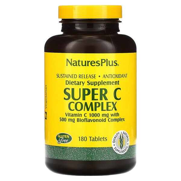 Nature's Plus Super C Complex 180 viên 3 nature s plus super c complex 180 tablets 7679