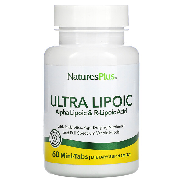 Nature's Plus Ultra Lipoic 60 Mini Tabs 6 nature s plus ultra lipoic 60 mini tabs 21403