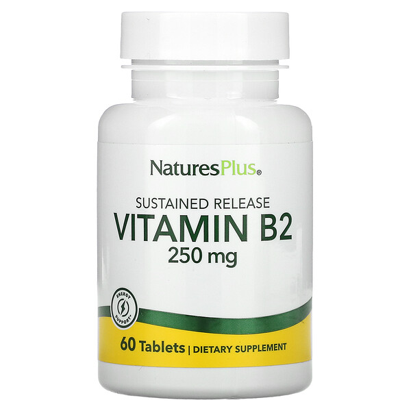 NaturesPlus Vitamin B2 250 mg 60 Tablets 2 Mua Nature's Plus Vitamin B2 250 mg 60 viên giảm giá rẻ Hà nội TPHCM