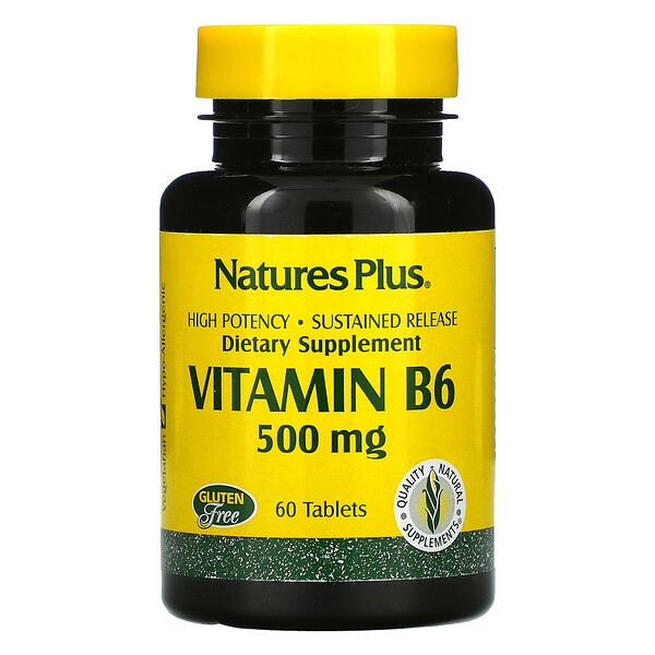 Mua Nature's Plus Vitamin B6 500 mg 60 viên giảm giá rẻ Hà nội TPHCM
