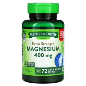 Mua Nature's Truth Extra Strength Magnesium 400 mg 72 Quick Release Softgels giảm giá rẻ Hà nội TPHCM