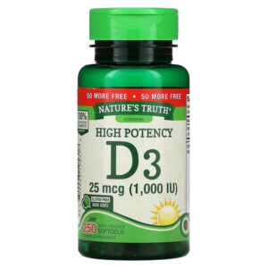Mua Nature's Truth High Potency Vitamin D3 25 mcg 1