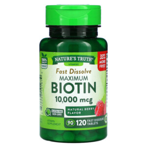 Mua Nature's Truth Maximum Biotin Natural Berry 10