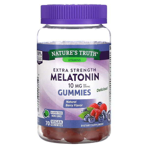 Mua Nature's Truth Melatonin Extra Strength Natural Berry 5 mg 70 Vegan Gummies giảm giá rẻ Hà nội TPHCM