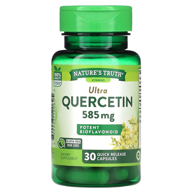 Nature's Truth Ultra Quercetin 585 mg 30 Quick Release Capsules 3 Nature's Truth Ultra Quercetin 585 mg 30 Quick Release Capsules 840093120625