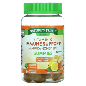 Mua Nature's Truth Vitamin C Immune Support + Manuka Honey Zinc Natural Honey Lemon 60 Vegetarian Gummies giảm giá rẻ Hà nội TPHCM