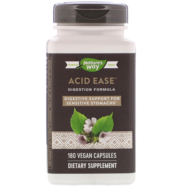Mua Nature's Way Acid Ease Digestion Formula 180 Vegan viên giảm giá rẻ Hà nội TPHCM