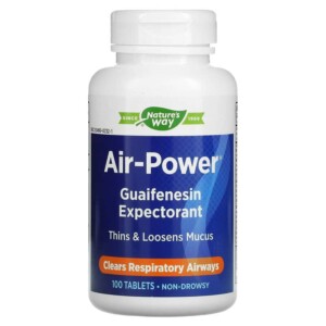 Nature's Way Air-Power Guaifenesin Expectorant 100 Tablets 359800023215