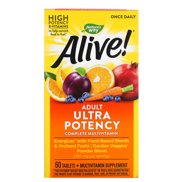 Mua Nature's Way Alive! Adult Ultra Potency Complete Multivitamin 60 viên giảm giá rẻ Hà nội TPHCM