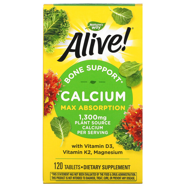 Mua Nature's Way Alive! Calcium Bone Support 325 mg 120 viên giảm giá rẻ Hà nội TPHCM