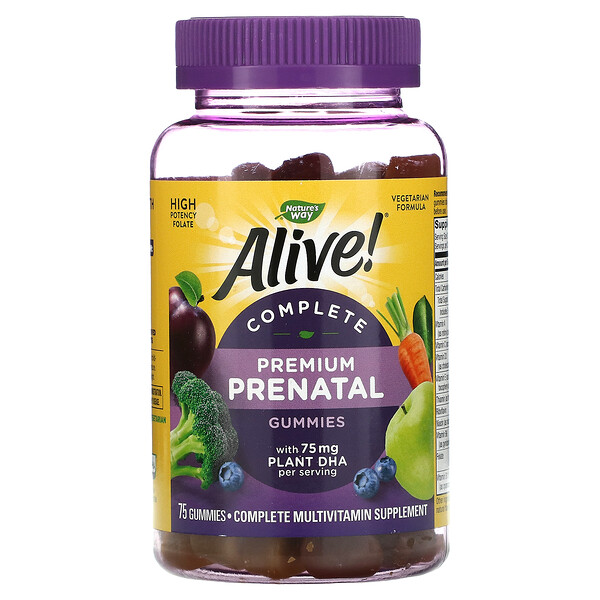 Nature's Way Alive! Daily Support Premium Prenatal Strawberry & Lemon 75 Gummies 1 Mua Nature's Way Alive! Complete Premium Prenatal Strawberry & Lemon 75 Gummies giảm giá rẻ Hà nội TPHCM