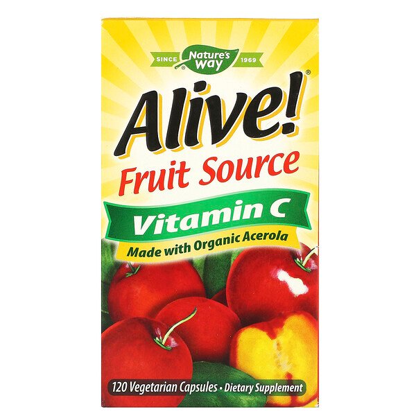 Mua Nature's Way Alive! Fruit Source Vitamin C 120 viên giảm giá rẻ Hà nội TPHCM