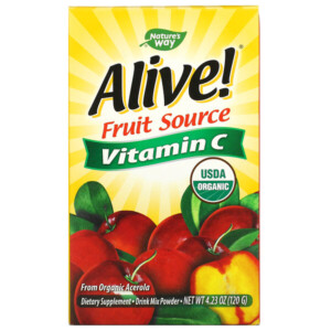 Mua Nature's Way Alive! Fruit Source Vitamin C 4.23 oz 120 g giảm giá rẻ Hà nội TPHCM