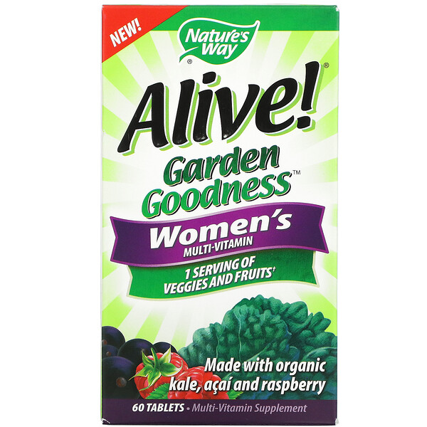 Mua Nature's Way Alive! Garden Goodness Women's Multivitamin 60 viên giảm giá rẻ Hà nội TPHCM