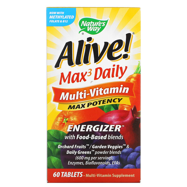 Mua Nature's Way Alive! Max3 Daily Multi-Vitamin 60 viên giảm giá rẻ Hà nội TPHCM