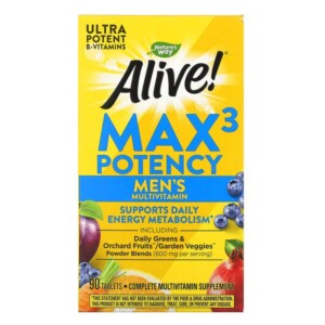 Mua Nature's Way Alive! Max3 Potency Men's Multivitamin 90 viên giảm giá rẻ Hà nội TPHCM