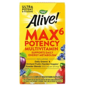 Mua Nature's Way Alive! Max6 Potency Multivitamin 90 viên giảm giá rẻ Hà nội TPHCM