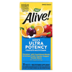 Mua Nature's Way Alive! Men's Ultra Potency Complete Multivitamin 30 viên giảm giá rẻ Hà nội TPHCM