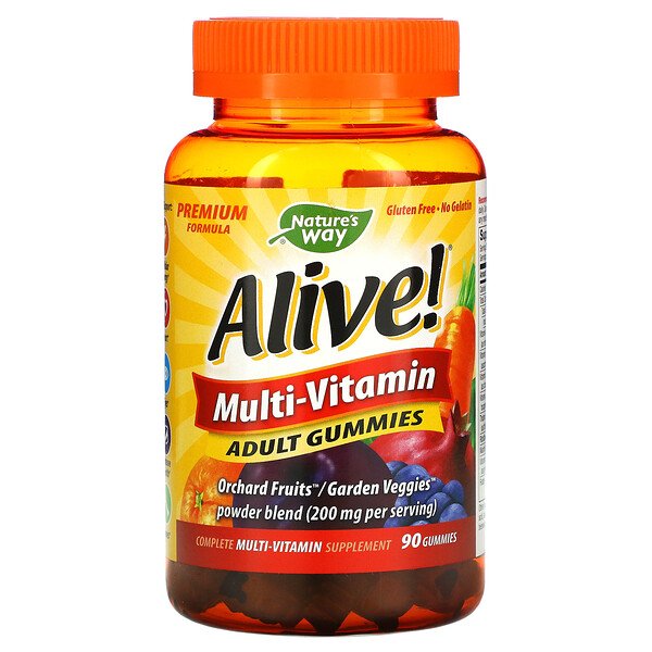 Mua Nature's Way Alive! Multi-Vitamin Adult Gummies Fruit Flavors 90 Gummies giảm giá rẻ Hà nội TPHCM